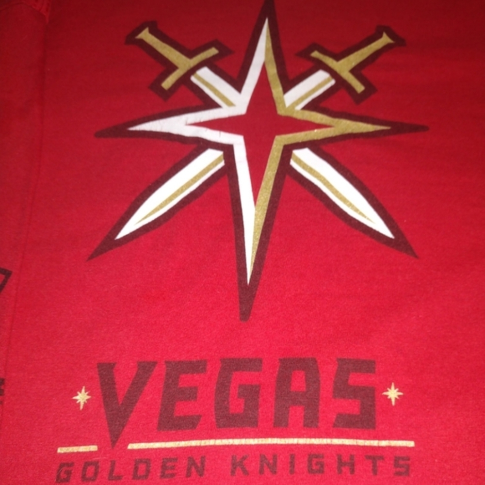 Vegas‎ Golden Knights Alternate logo TOP GOLF 100% Ring Spun Cotton Tee Shirt XL